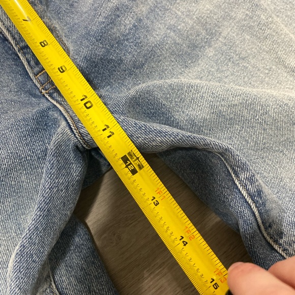 Pistola Hendrix apprentice distressed high rise baggy wide leg jeans 31 - Picture 10 of 11